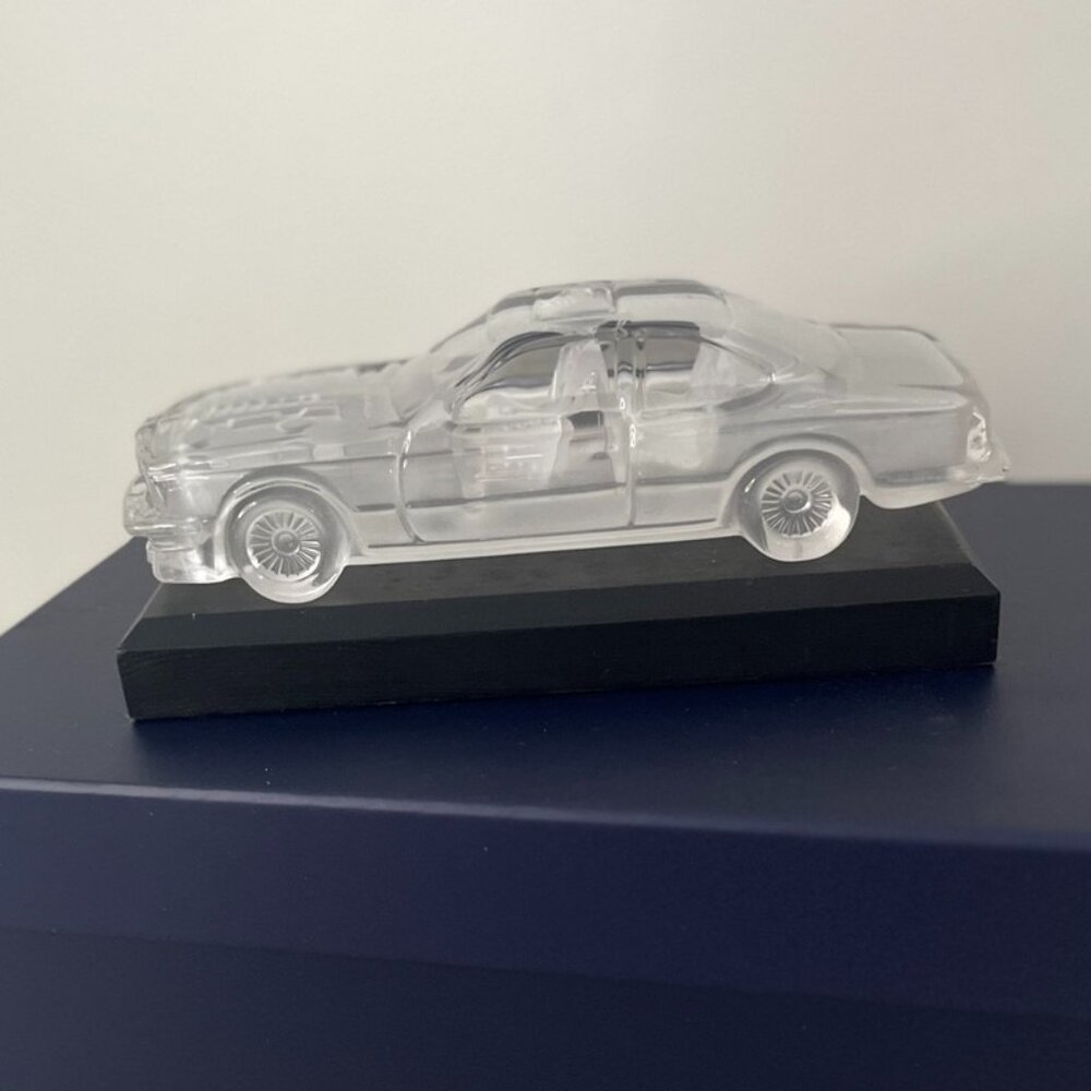 Hofbauer Crystal BMW 635CSi Car Paperweight Vintage
